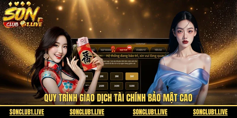 Quy trình giao dịch tài chính bảo mật cao