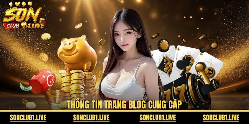 Thông tin trang blog cung cấp